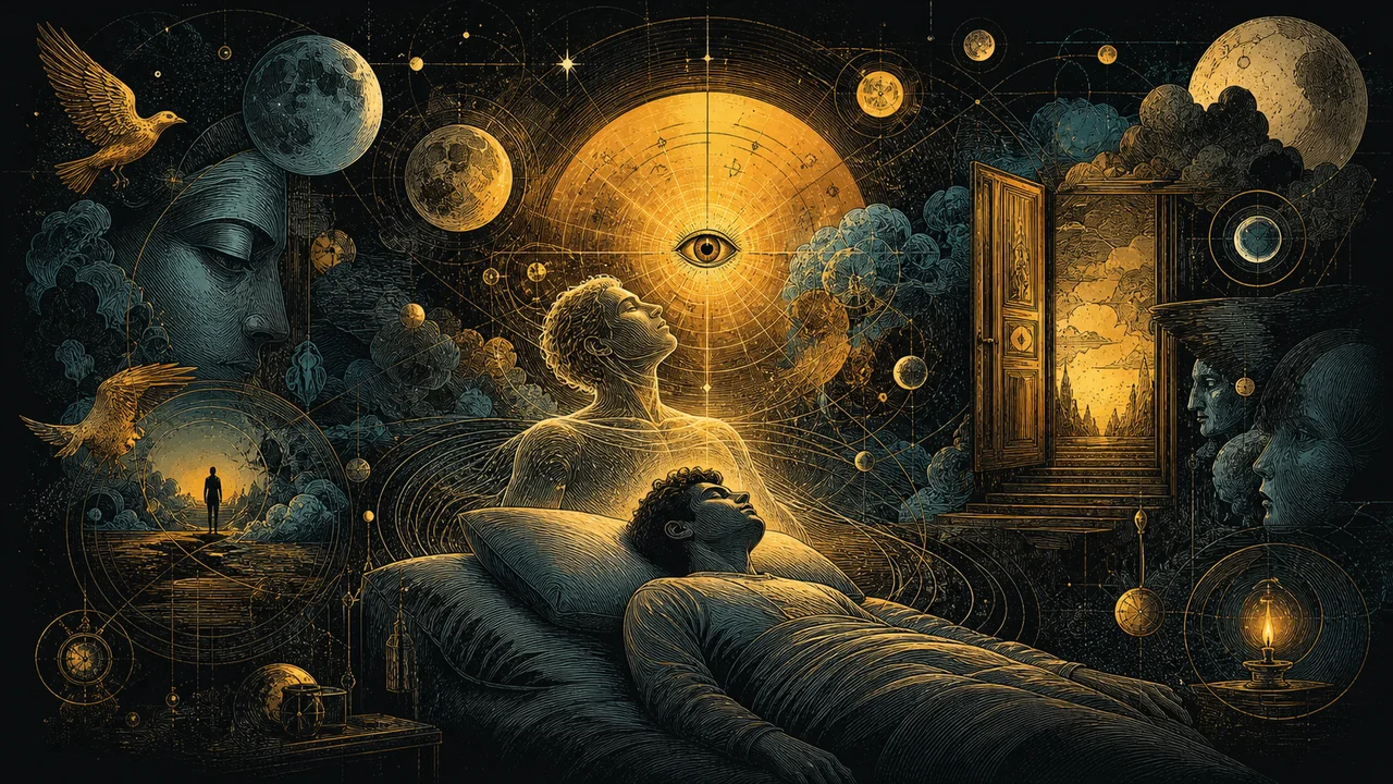 Cuerpo físico dormido y cuerpo astral en transición durante la catalepsia proyectiva